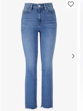 PAIGE Cindy raw hem ankle jeans - size 29